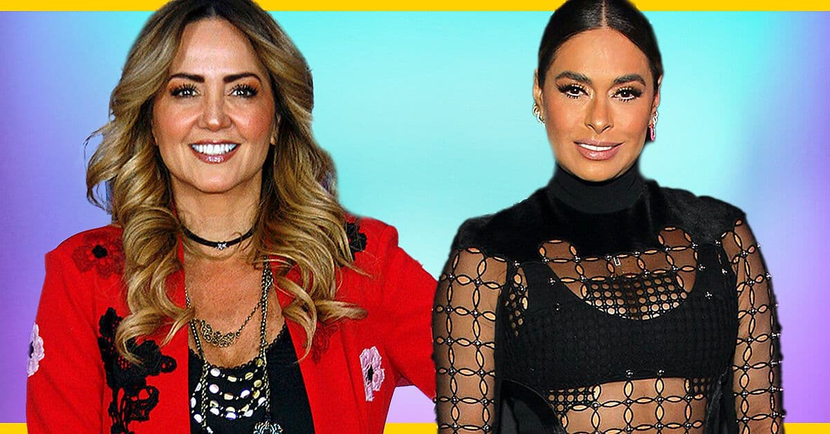 Galilea Montijo y Andrea Legarreta asisten a posada con cultivador outfit negro