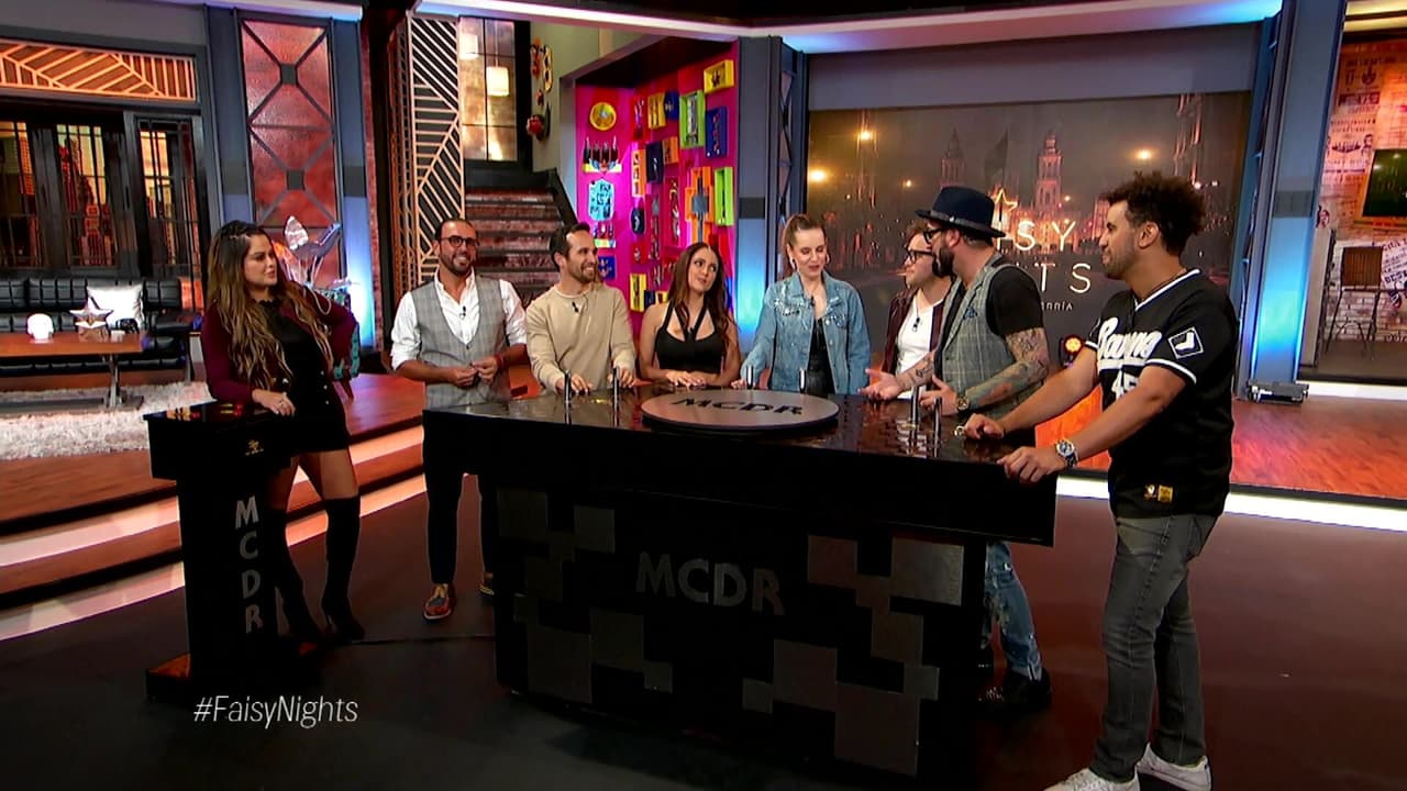Integrantes de ‘Me caigo de risa' se divierten en ‘Faisy Nights’