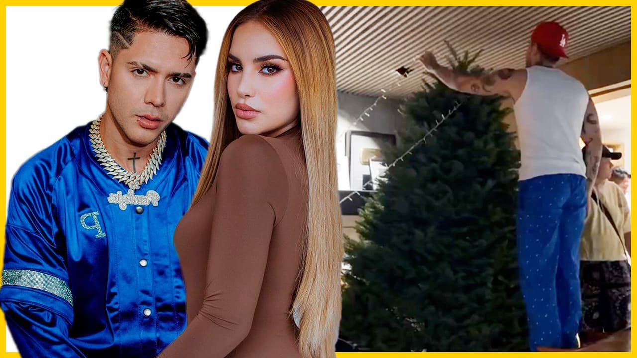 Kimberly Loaiza y JD Pantoja presumen su majestuoso árbol de Navidad