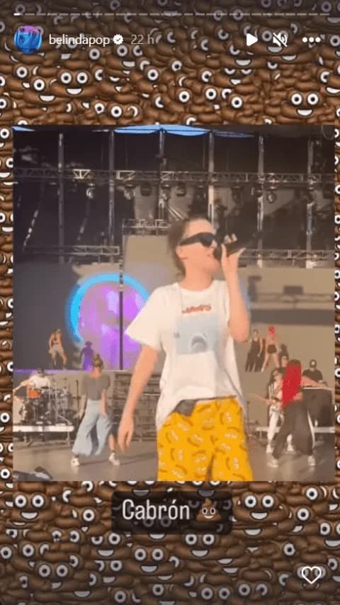 Belinda manda indirecta a Nodam
