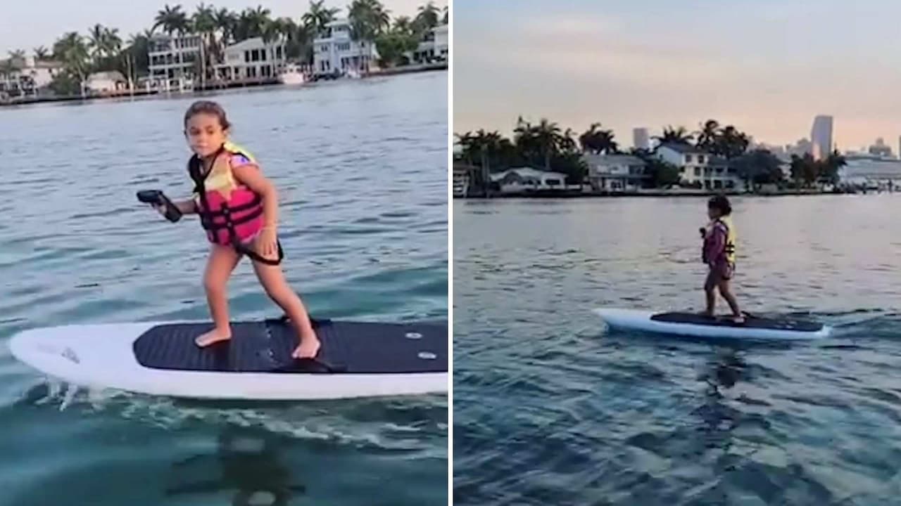 ‘¡Renny Rocks!’: Hija de Jacky Bracamontes sorprende al surfear ¡sin ayuda de papá!