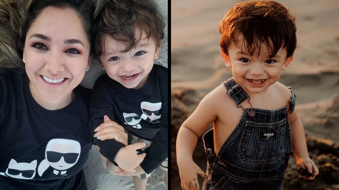 Sherlyn muestra la tierna forma en la que su hijo cuida su comida
