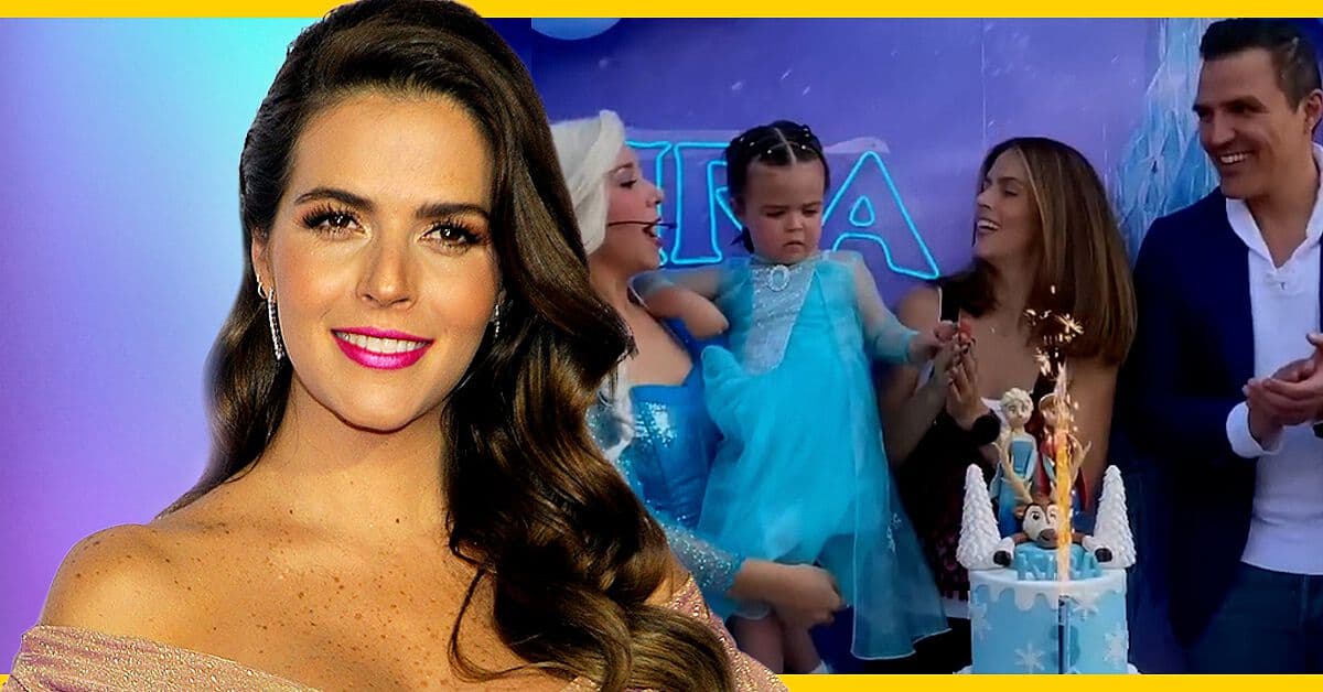 Hija de Claudia Álvarez cumple 4 años y celebra con fiesta de Frozen