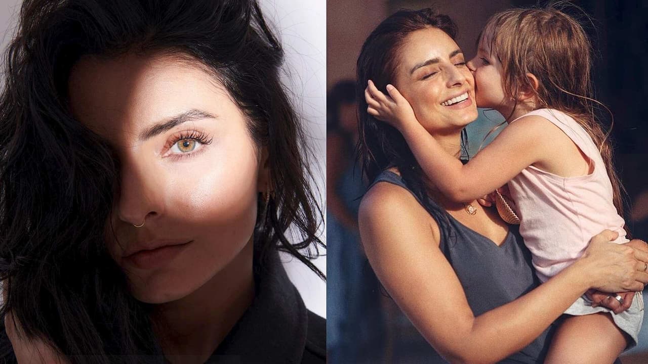 Aislin Derbez presume sus nuevas uñas en tonos metálicos