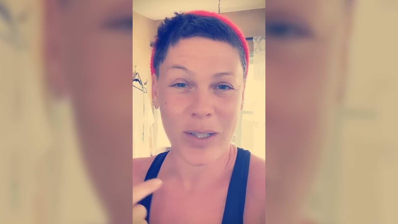 Pink se hace corte de cabello y el resultado no es el mejor