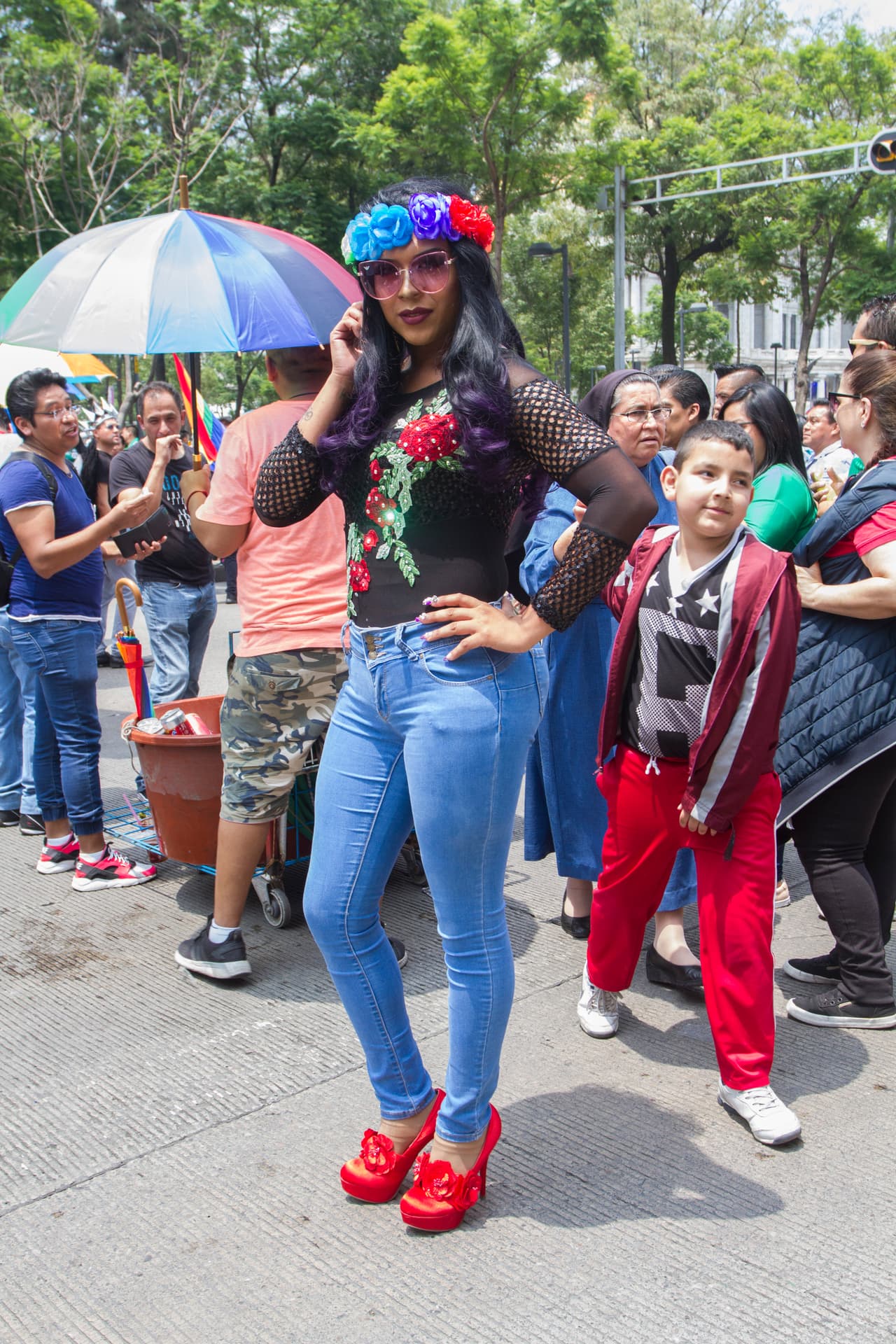 Otras fueron con un look más casual, pero no menos bonitas