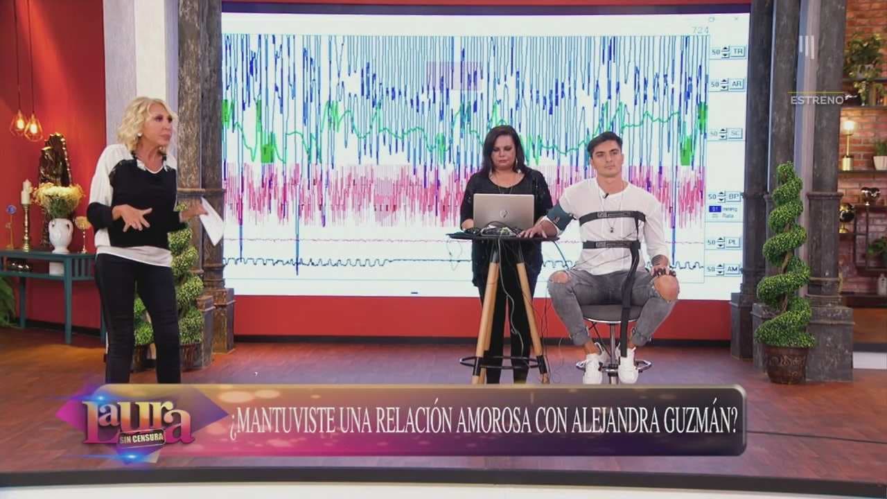 Ex de Frida Sofía se somete a un detector de mentiras y se revela si tuvo un romance con Alejandra Guzmán