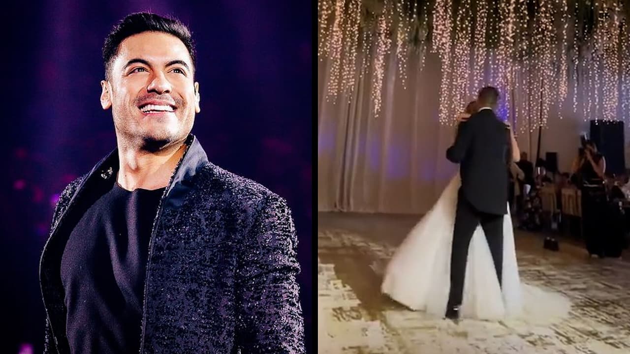 Carlos Rivera sorprende a novios cantando en su boda