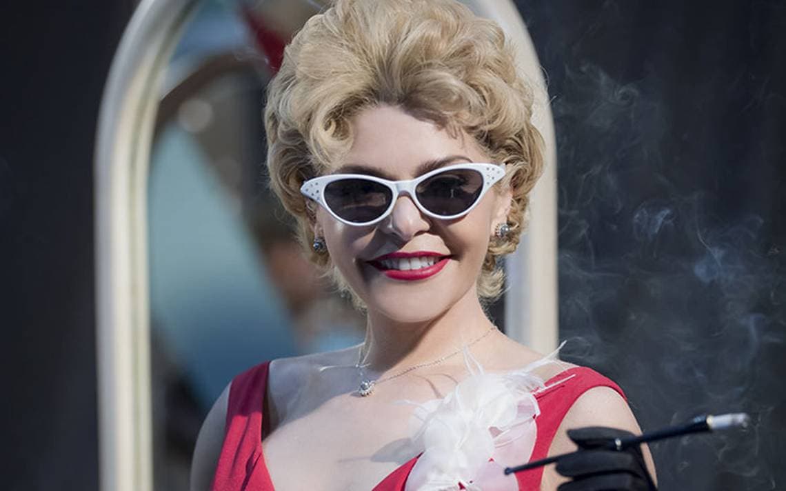 Itatí Cantoral celebra con reto la retransmisión de la serie Silvia Pinal frente a ti