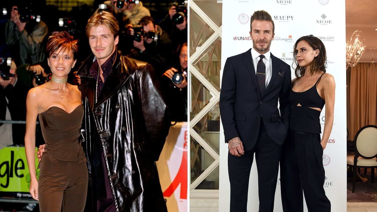 La evolución de estilo de David y Victoria Beckham