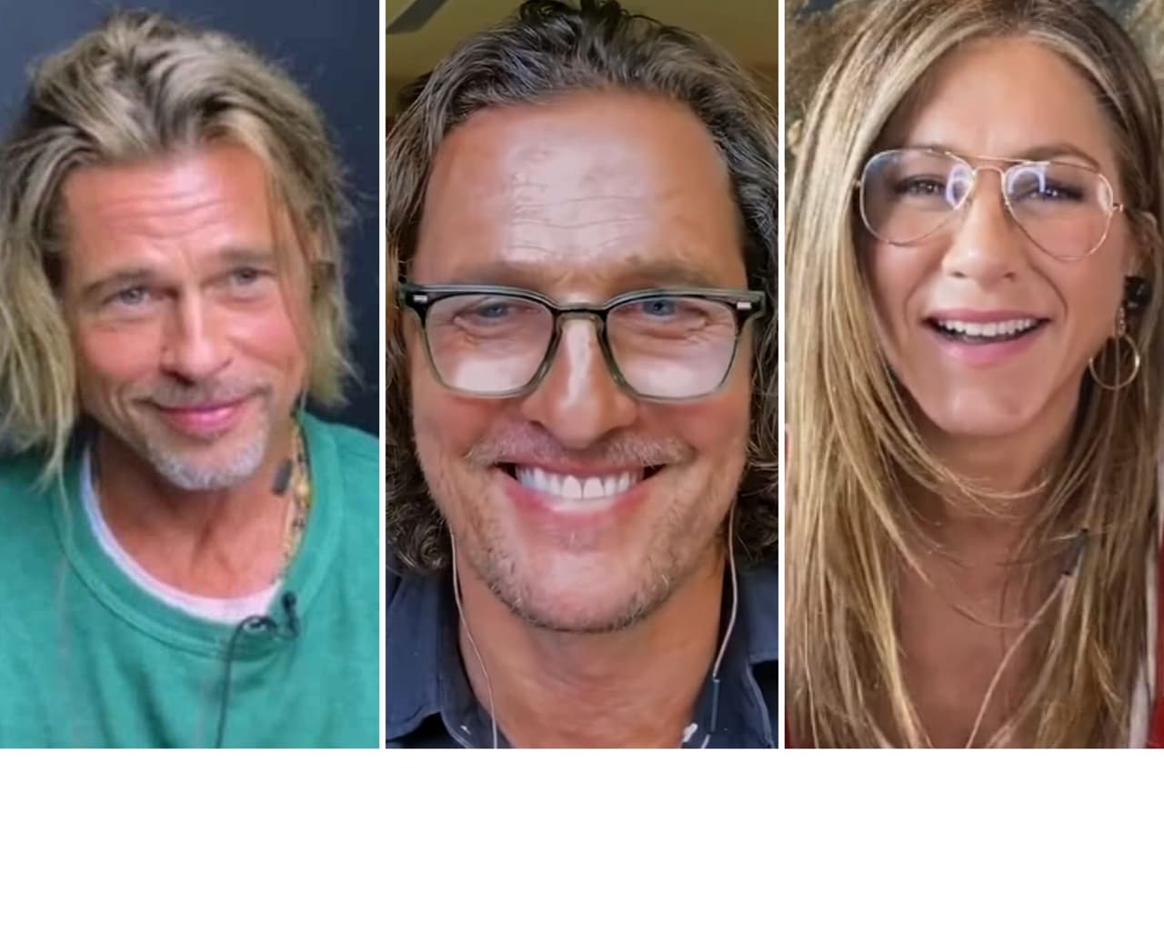 Revelan si hubo 'tensión sexual' en el reencuentro virtual de Brad Pitt y Jennifer Aniston