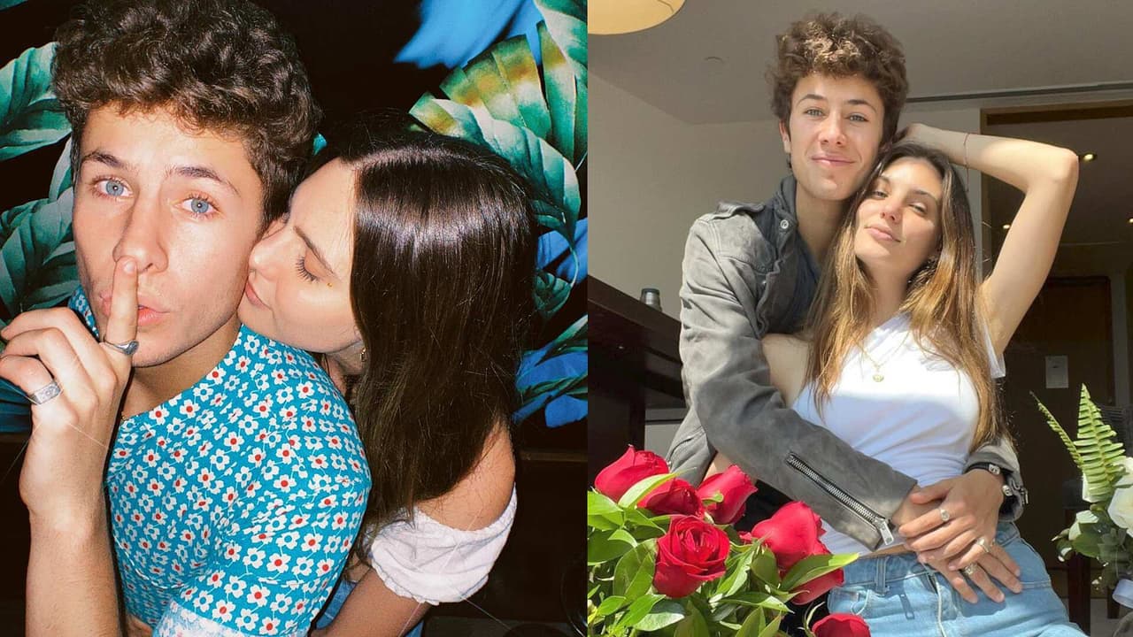 Juanpa Zurita y Macarena Achaga presumen elegantes outfits para los Emmy