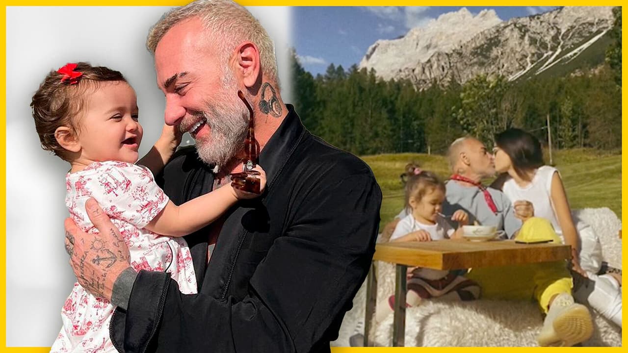 Gianluca Vacchi y Blu viven un mágico y espectacular paseo a las montañas