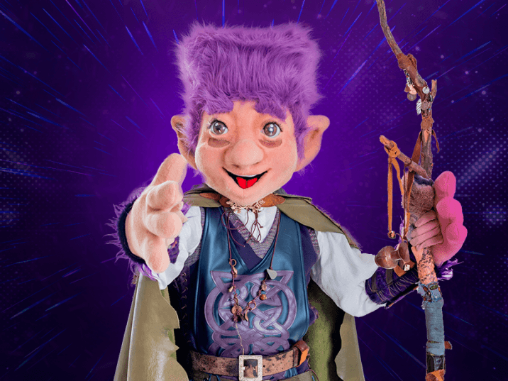 Duende es un personaje tenaz y disciplinado. Su universo es el bosque fantástico.