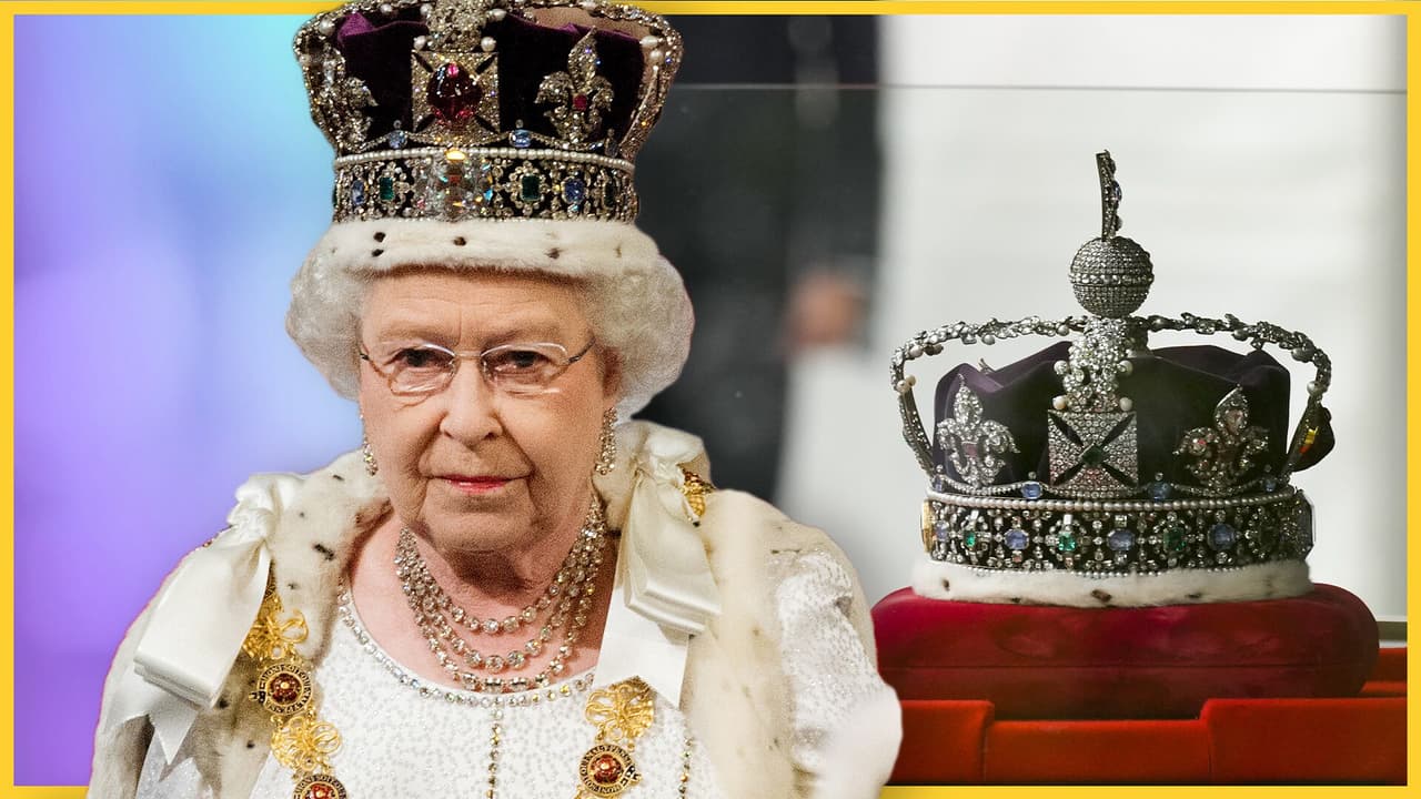 La historia del diamante 'maldito' de la corona de la reina Isabel II