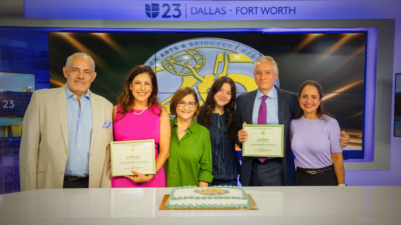 Emotivo homenaje: Ana María Vargas y Ángel Pedrero son reconocidos con el Silver Circle de los Emmy