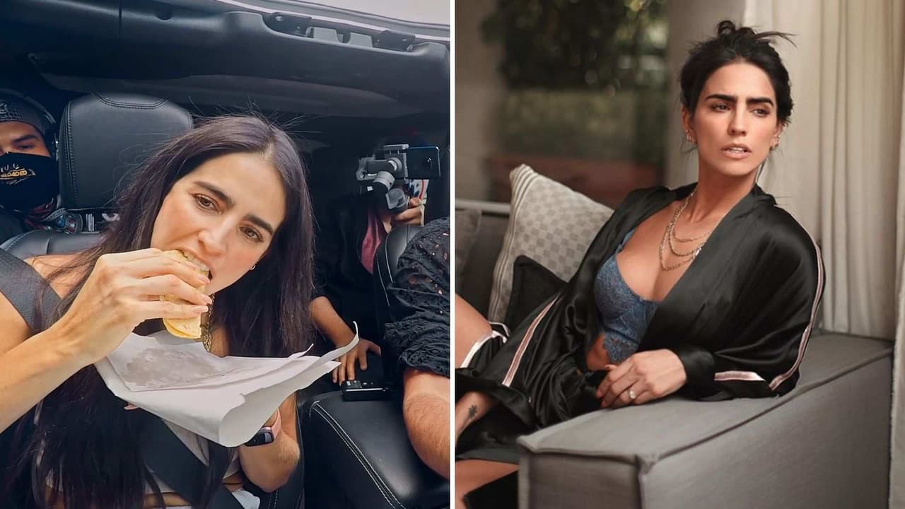 Bárbara de Regil comió un taco de canasta... y le gustó