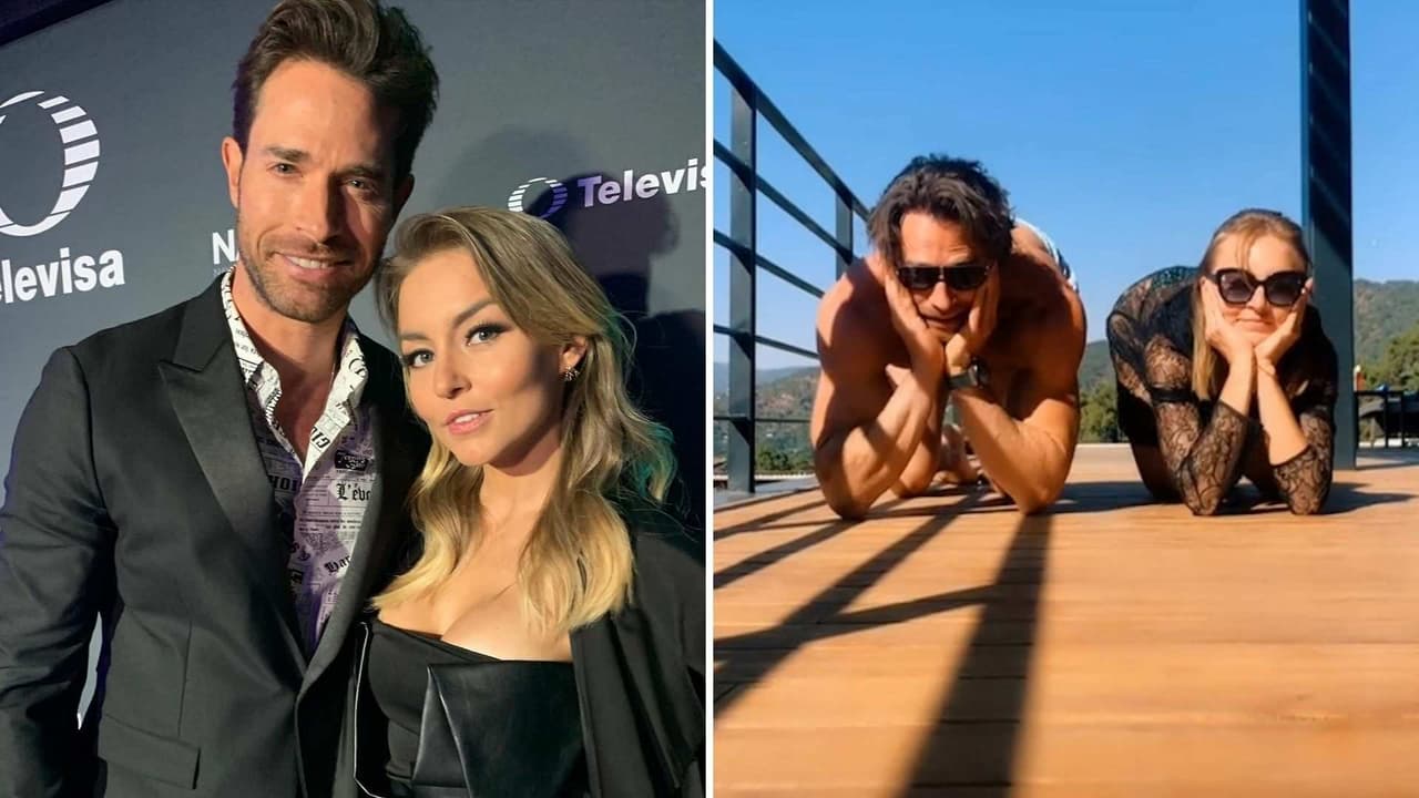 Angelique Boyer desafía a Sebastián Rulli con reto viral de equilibrio y él casi se golpea la cara al intentarlo
