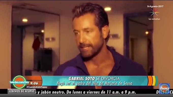 Por respeto a su familia y, principalmente a sus hijas, Gabriel Soto pidió que terminaran dicho rumor, asegurando que era totalmente falso.