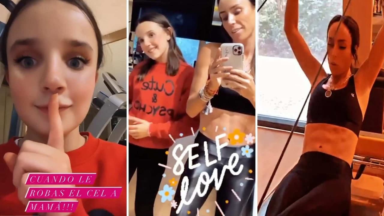 Inés Gómez Mont luce abdomen de acero y su hija Inesita lo presume en redes sociales