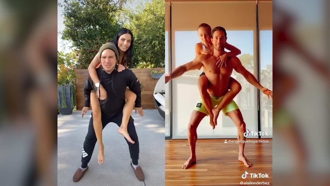 Aislinn y Vadhir Derbez les demuestran a Sebastián Rulli y Angelique Boyer que ellos también pueden con el ‘Koala Challenge’