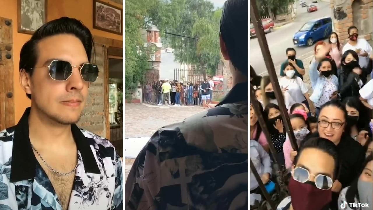Por este tiktok, Vadhir Derbez fue criticado por no guardar sana distancia con sus fans