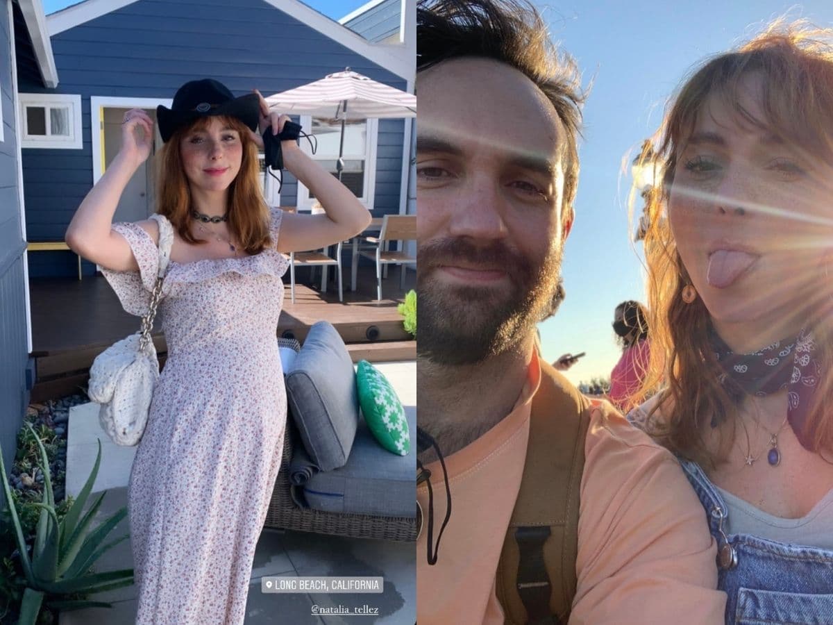 Natalia Téllez deslumbra por lo radiante que luce embarazada.