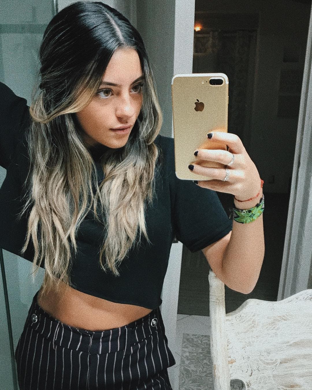 Roberta, de 19 años, a diferencia de la mayor de las hijas del conductor es mucho menos activa en redes sociales.
<br>