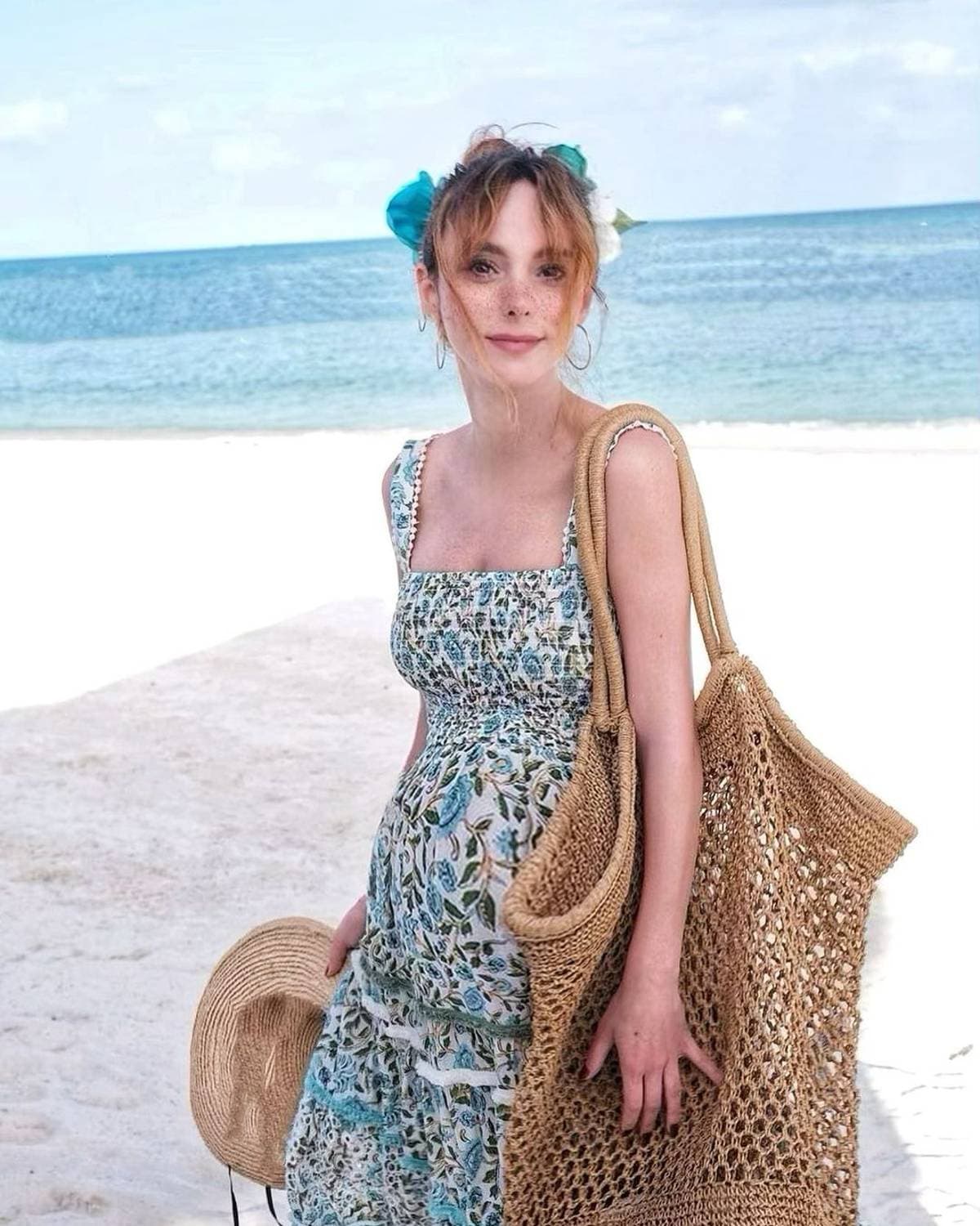 La actriz está a punto de cumplir seis meses de embarazo.