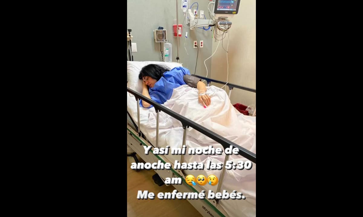 La actriz destapó que se enfermó y pasó una terrible noche