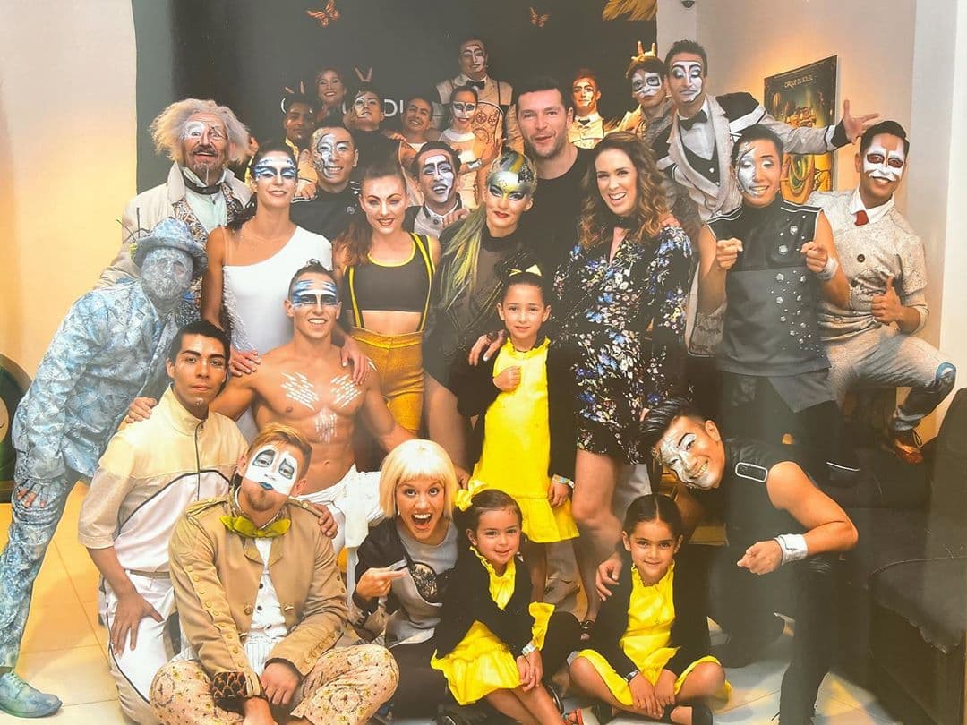 La familia aprovechó su estadía en el lugar para asistir a la experiencia "Joya México", el primer show Cirque du Soleil residente en México.