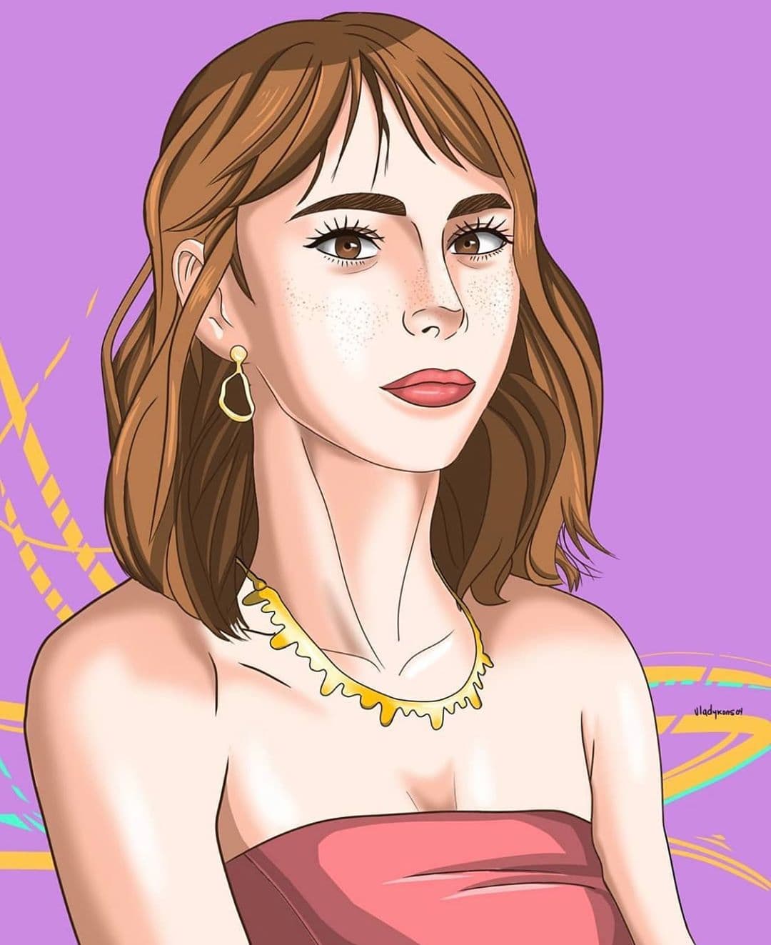 Definitivamente con esto, la actriz también comparte su gusto por el arte, pues en este confinamiento ella se ha dedicado también a pintar, y ya tiene su estilo. Y no es gratuito, pues ella viene de una familia de artistas.