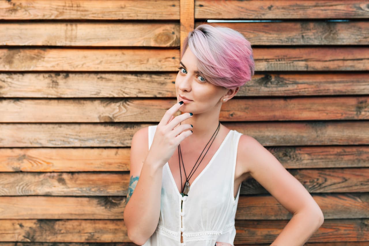Será el toque cool, si estás aburrida con tu corte “pixie”.