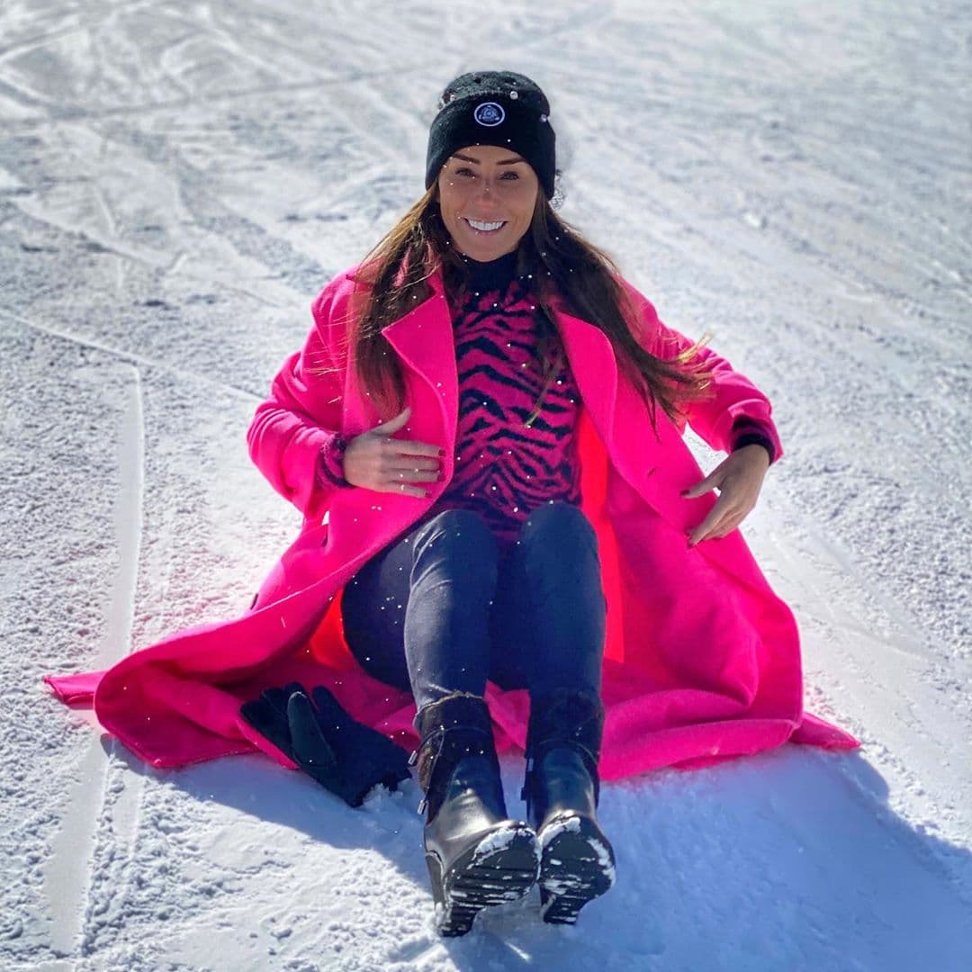 Los trillizos de Inés Gómez Mont cumplieron 8 años, hace unos días, y la conductora no dudo en festejarlos en la nieve.