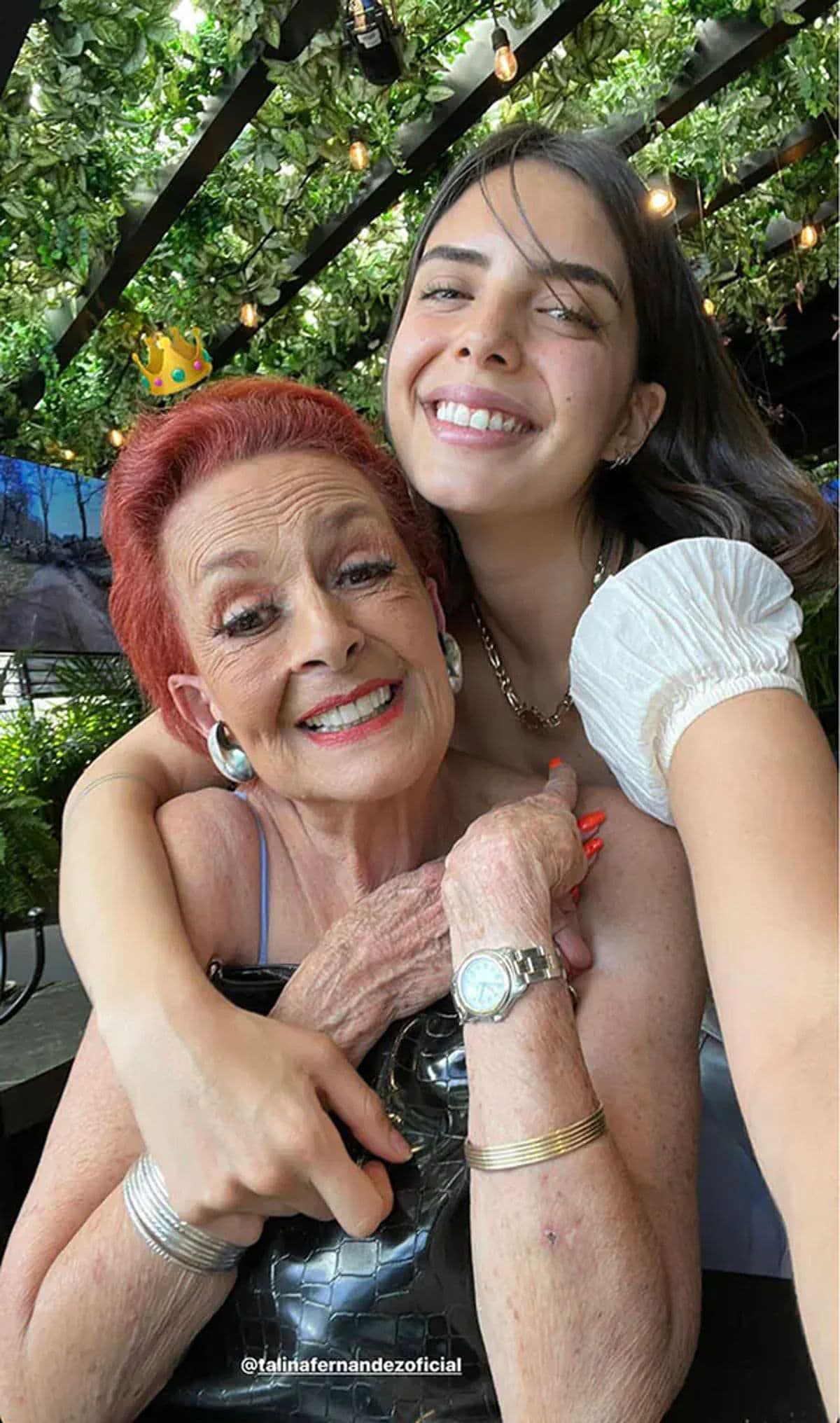 María Levy quedó cautivada con la relación que tiene su abuela.