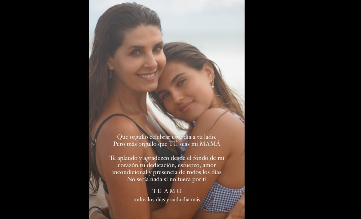 Romina Poza sorprendió a su mamá con tremenda imagen
