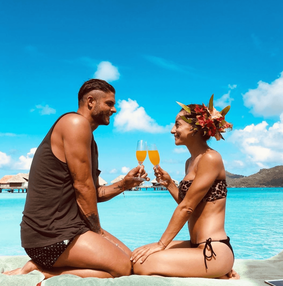 <b>Marimar Vega </b>y
<b>Horacio Pancheri </b>disfrutaron de su amor en las paradisíacas playas de Bora Bora y lo compartieron con sus seguidores en Instagram.