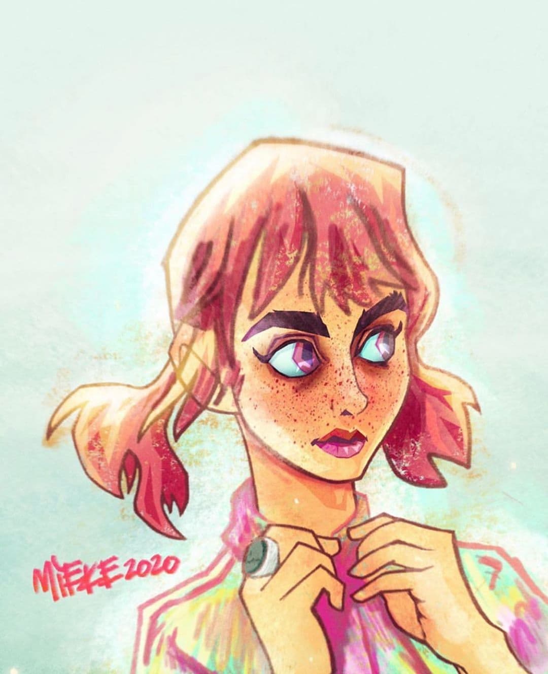 Incluso, algunos son bastante profesionales, y han plasmando su trabajo en papel o hasta en computadora. Tal ha sido el caso que Natalia decidió publicar sus dibujos favoritos en sus redes sociales.