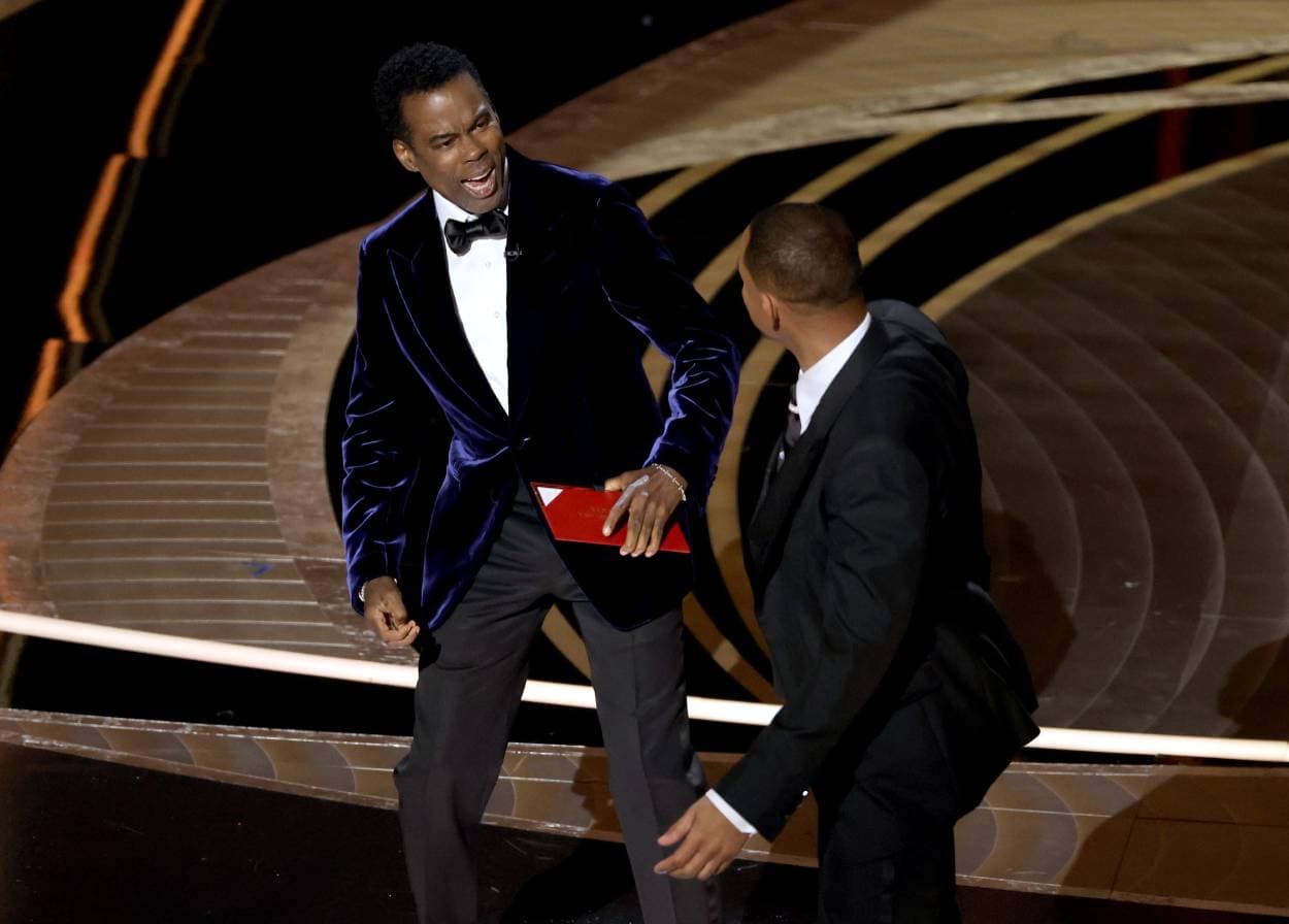 Will Smith golpeó a Chris Rock en los Premios Oscar 2022.