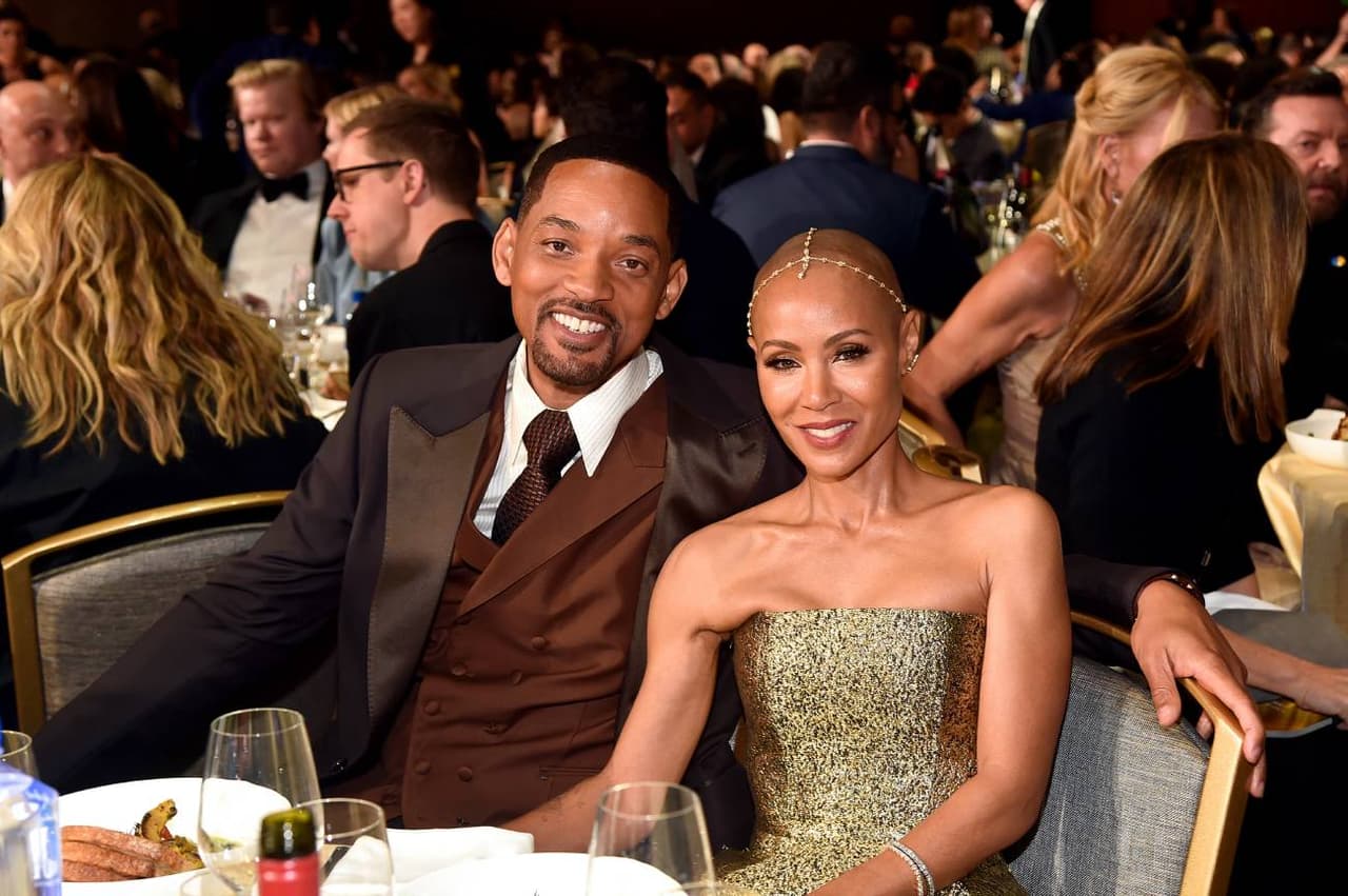 Will Smith y Jada Pinkett Smith en los Critics Choice Awards en marzo de 2022.