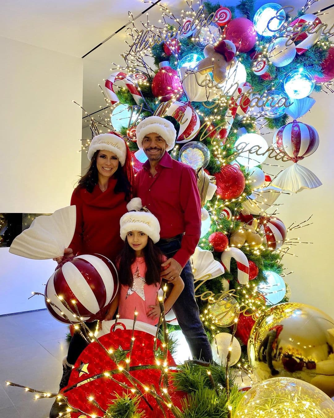Eugenio Derbez sorprende con su decoración navideña desde un colorido árbol hasta un gigantesco oso
