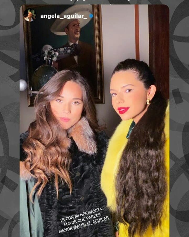Esta no es la primera vez que Ángela luce un cabello largo. Para las fiestas decembrinas de 2020, la joven presumió sus extensiones con una trenza francesa y ondas naturales.