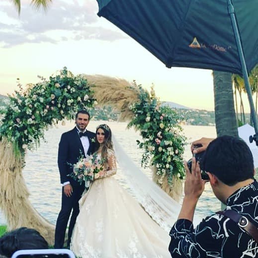 La wedding planer, Dany Muga, publicó en su cuenta de Instagram todo sobre la decoración en la boda.