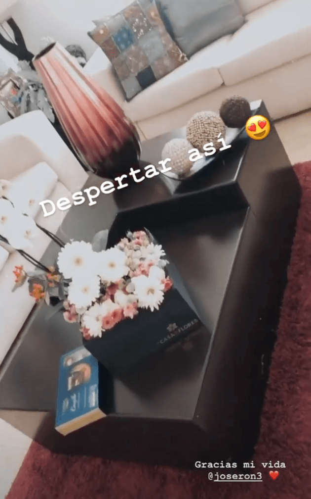 Antes de su separación, él comentó en Netas Divinas que siempre trataba de estar en contacto con ella y haciéndola sentir muy especial. “Le mando flores, le mando chocolates, le mando por WhatsApp, siempre busco la forma, detalles que sé que le gusta”.