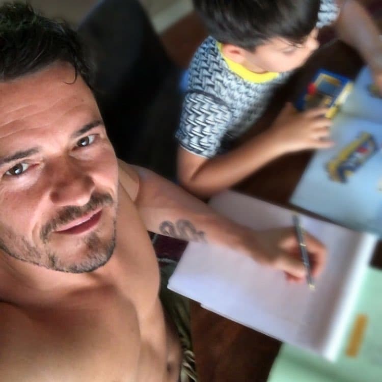 Para Katy es su primera hija y para Orlando, el segundo, pues es papá de Flynn, fruto de su matrimonio con la modelo Miranda Kerr.