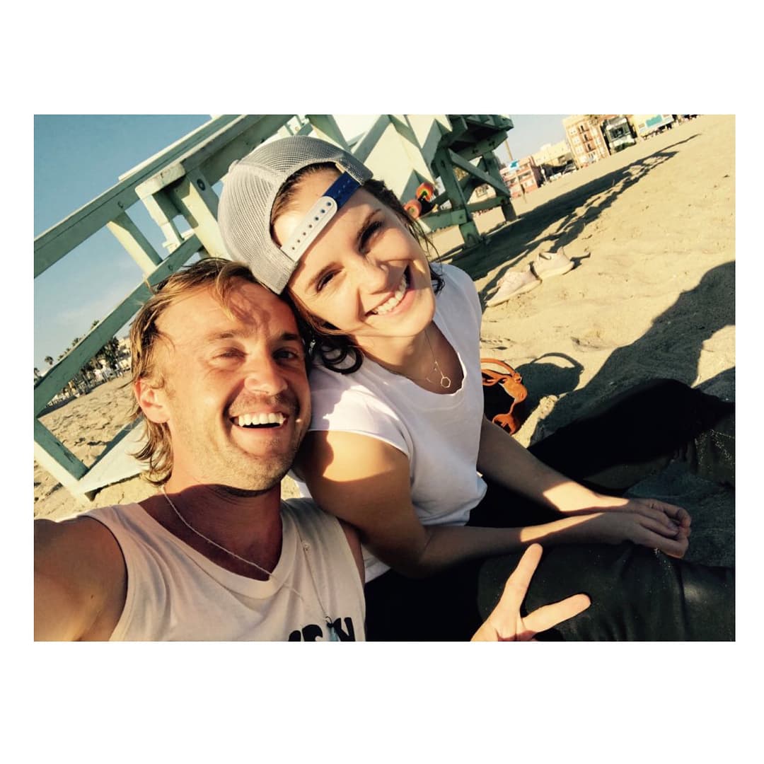 ¿Los recuerdan en las películas de Harry Potter? Ahí eran enemigos y no había nada que hiciera que se entendieran. En la vida real era muy distinto, pues siempre se han llevado muy bien.