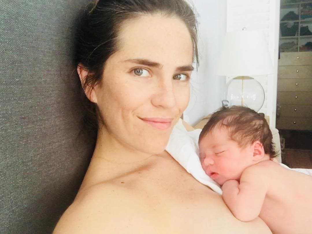 <b>Karla Souza</b> anunció también que su hija,
<b>Gianna Trenkmann</b>, nació este mes del 2020.