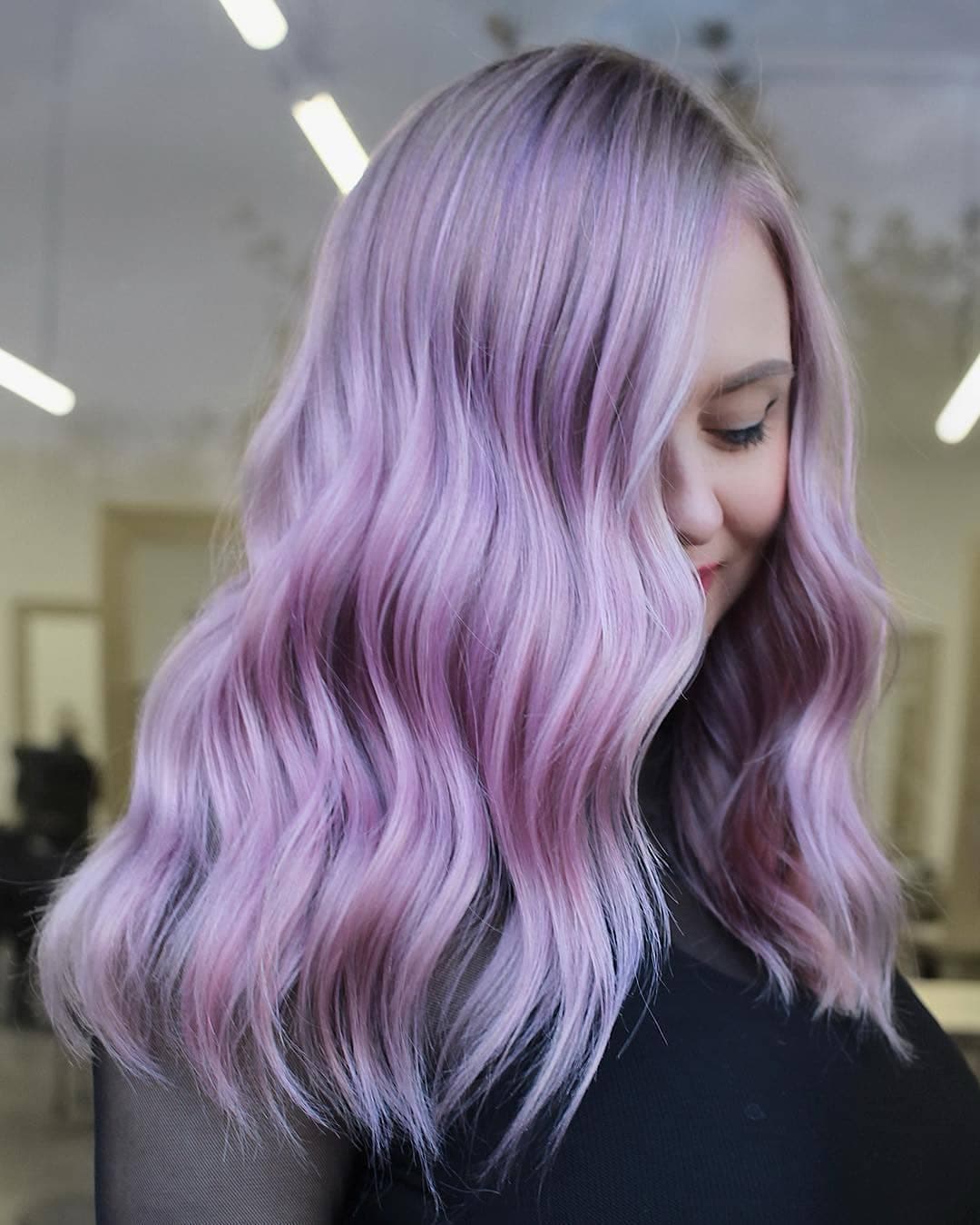 Otro color fantasía que será el favorito en 2019 será el color lila.