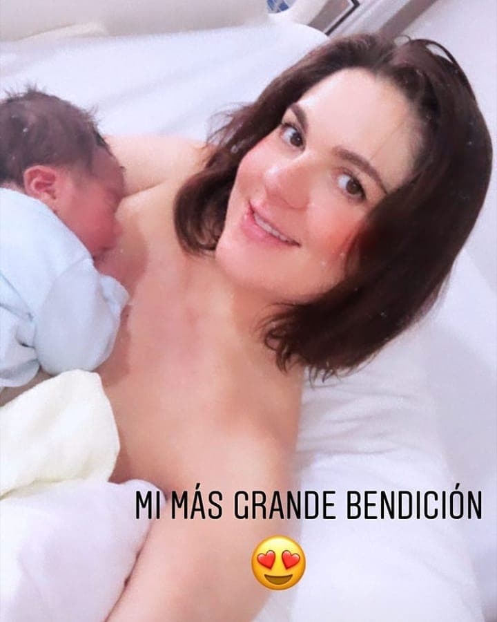 Zoraida Gómez revela el nombre de su primer hijo.
