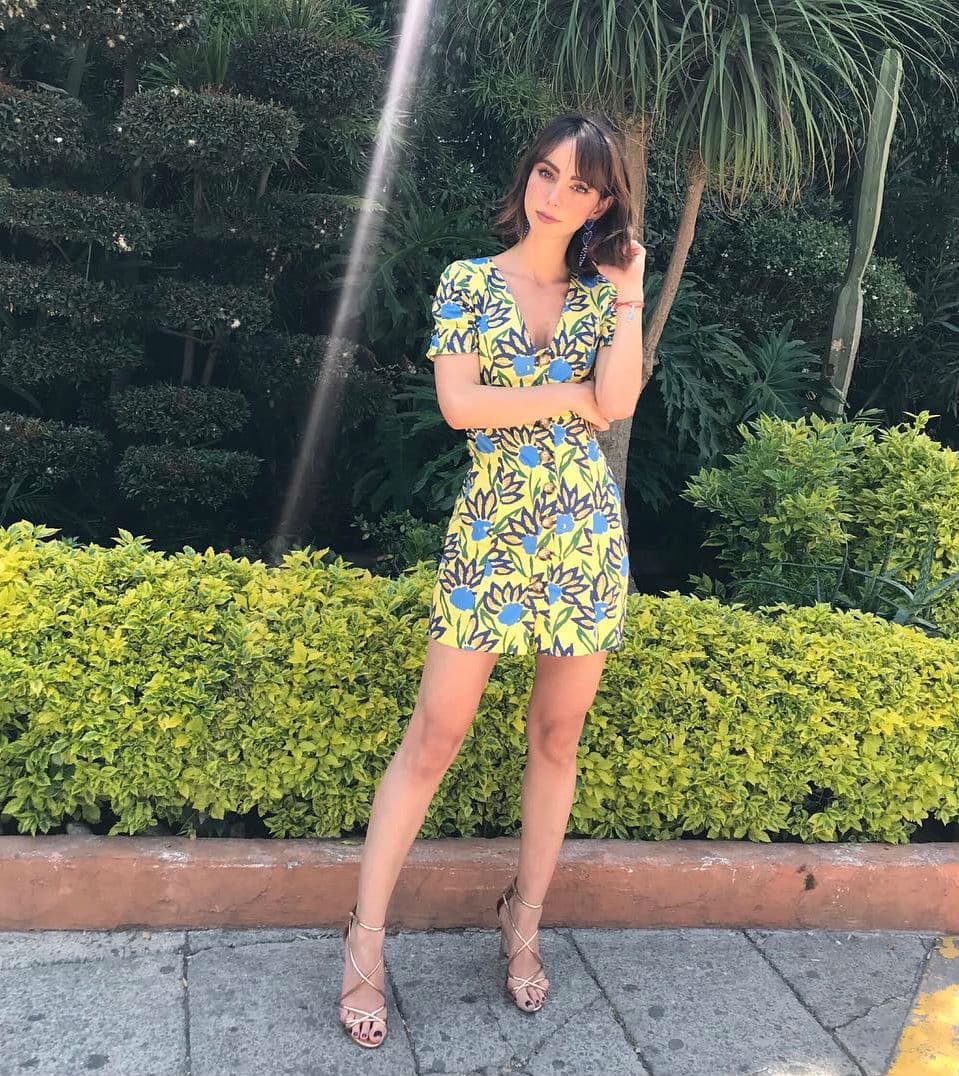 Uno de sus mayores atractivos físicos son sus piernas, las cuales resalta con diminutos vestidos